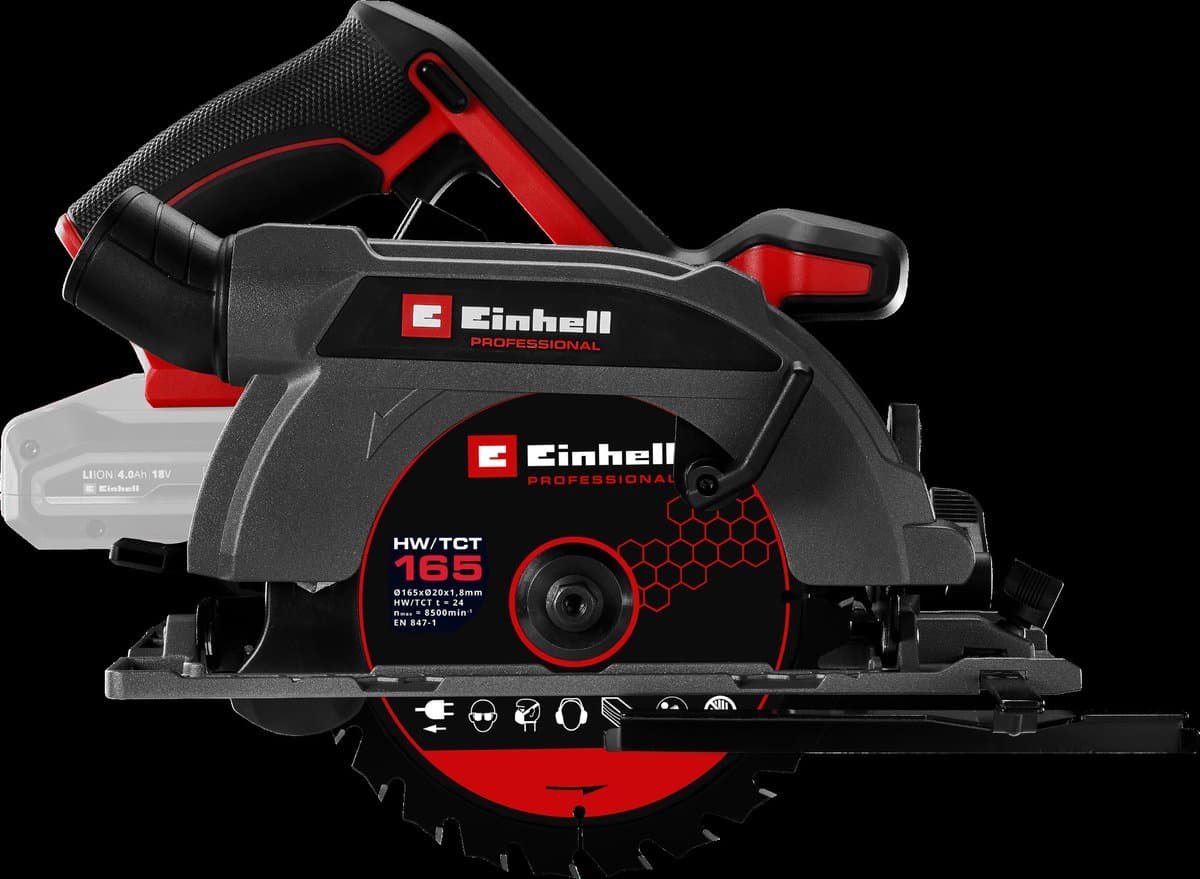 PROFESSIONAL AKÜLÜ DAİRE TESTERE TP-CS 18/165 Li Brushless +2 M