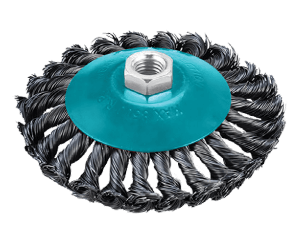 Eurostar DAİRE FIRÇA M14 VİDALI BURMA TELLİ GRİ 125mm ESDE271125