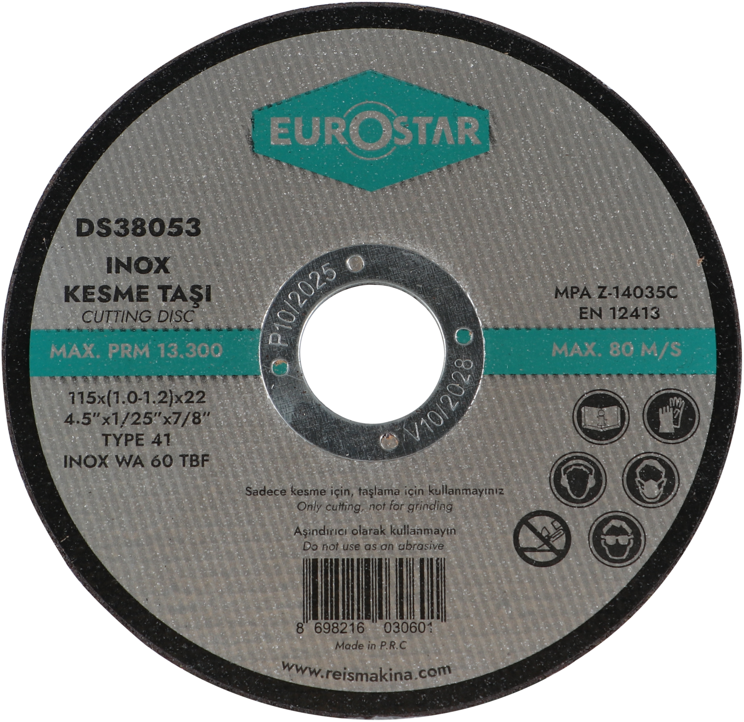 Eurostar FLEX INOX .115*1.0*22mm ESDS38053