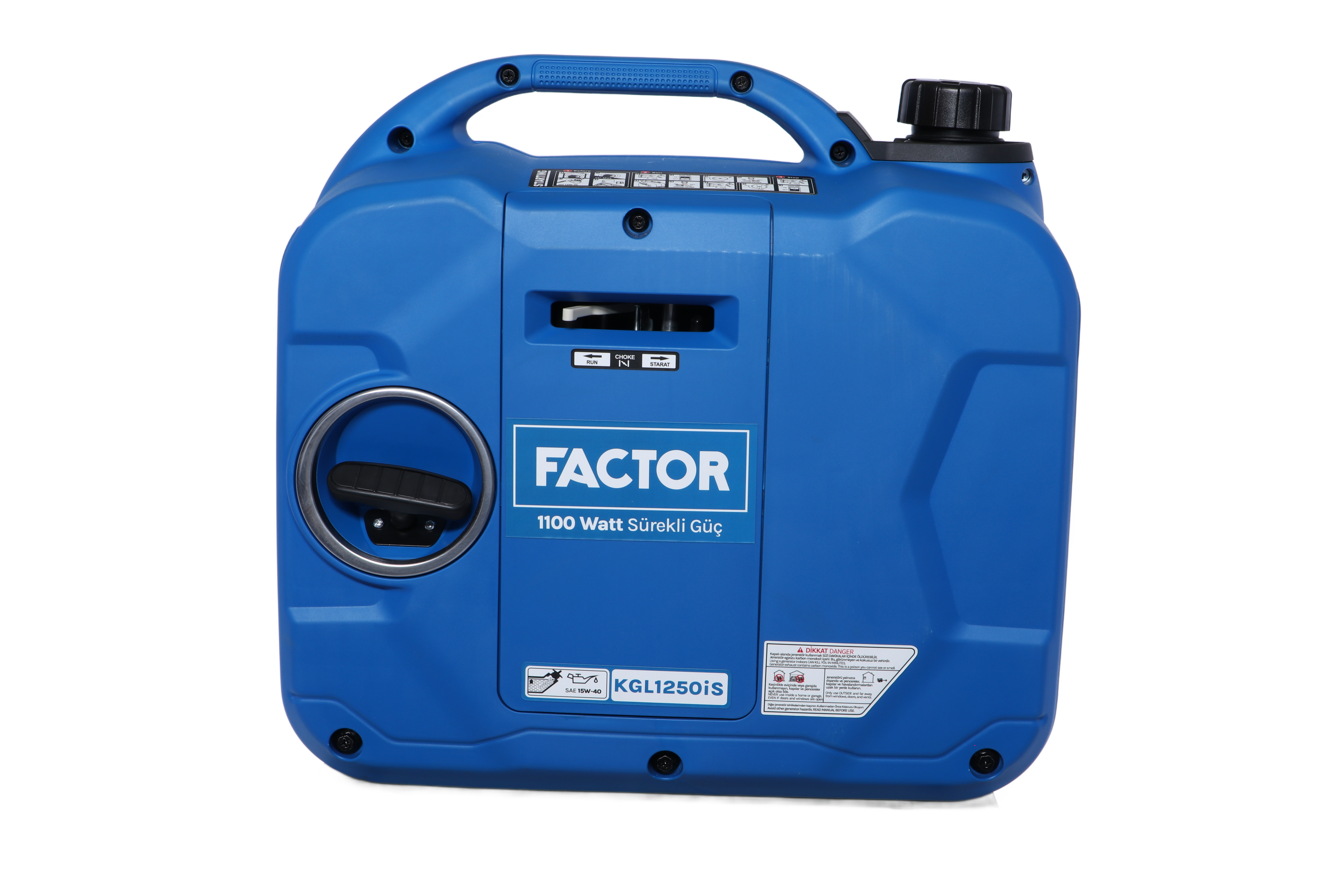 Factor İNVERTERLİ BENZİNLİ JENERATÖR 1.2 KW ÇANTA TİP FACKGL1250IS