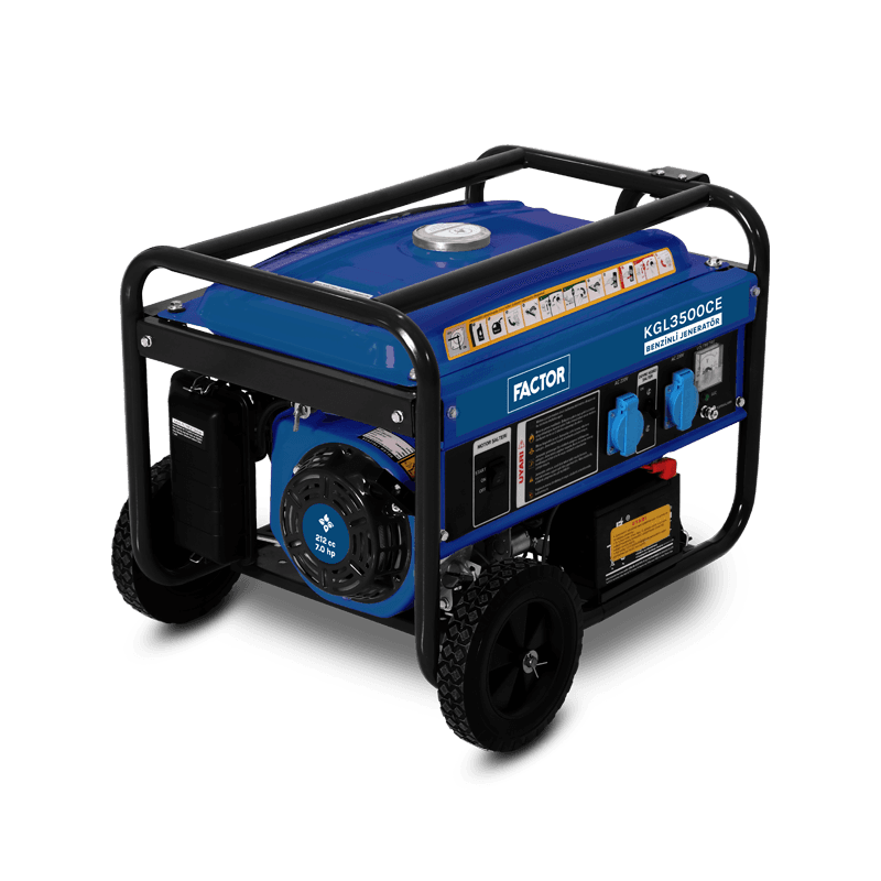 Factor 3.5 KVA BENZİNLİ İPLİ - MARŞLI JENERATÖR FACKGL3500CE