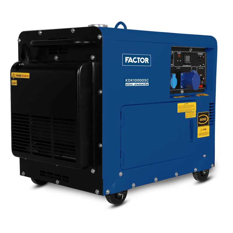 Factor 9.4 KVA DİZEL KABİNLİ JENERATÖR 230V FCKDK10000SC
