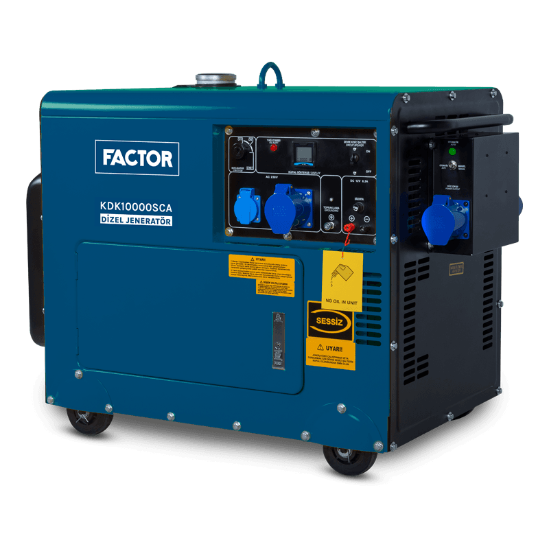 Factor 9.4 KVA OTOMATİK KABİNLİ JENERATÖR 230V FCKDK10000SCA
