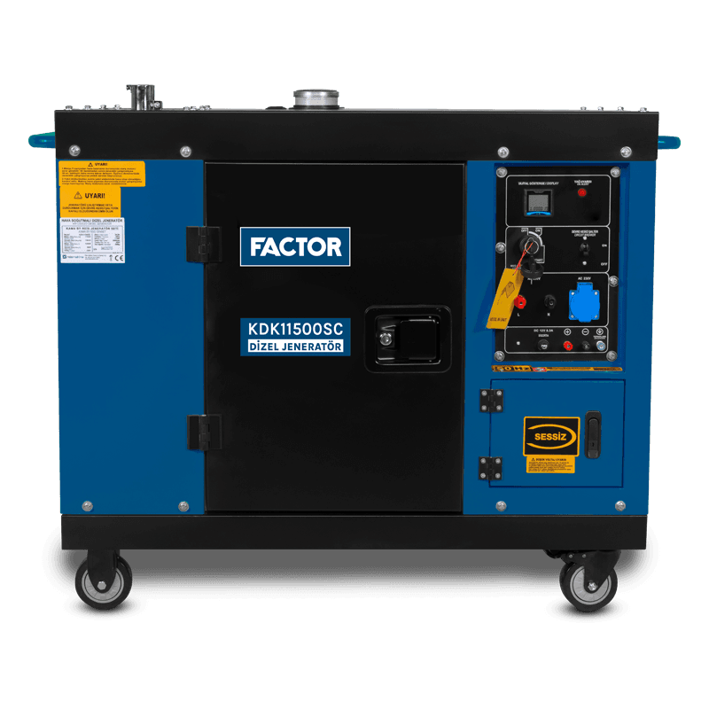 Factor 11 KVA DİZEL KABİNLİ JENERATÖR 230V FCKDK11500SC