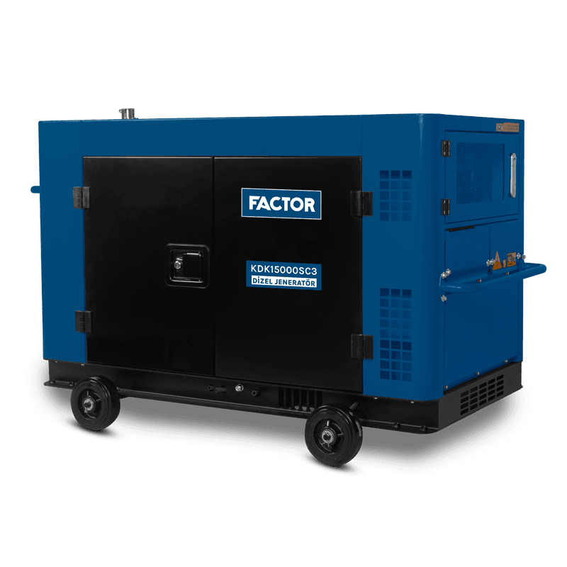 Factor 15 KVA DİZEL KABİNLİ TRİFAZE JENERATÖR FCKDK15000SC3