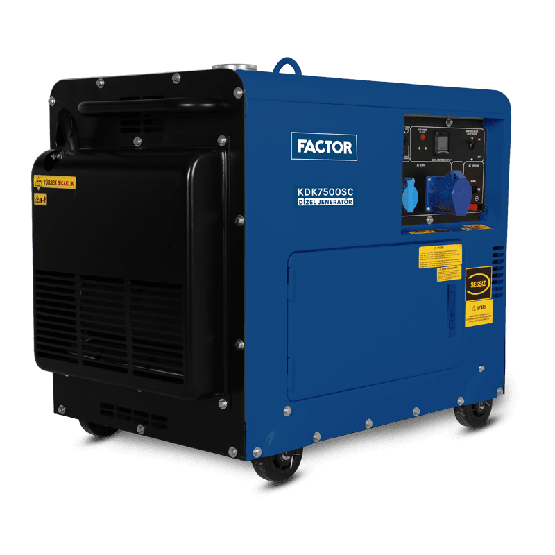 Factor 6.9 KVA DİZEL KABİNLİ JENERATÖR FCKDK7500SC