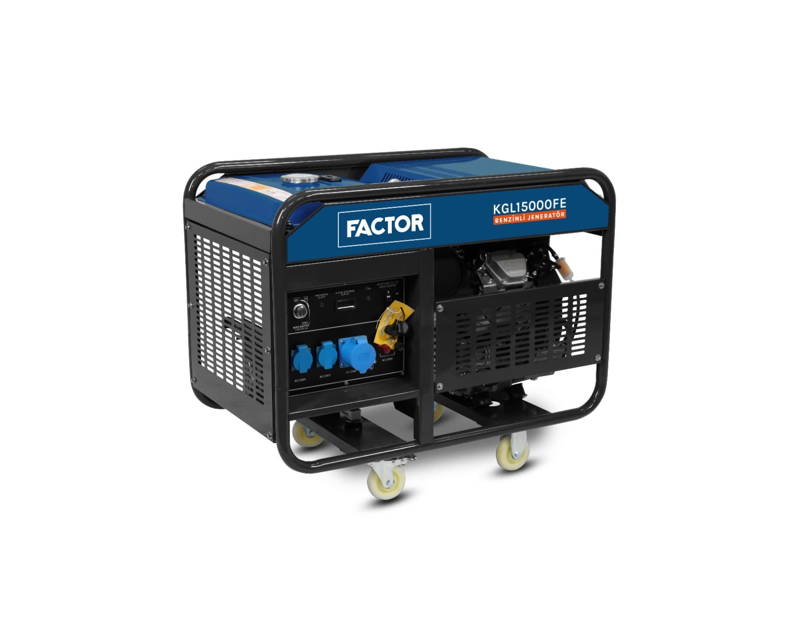 Factor BENZİNLİ JENERATÖR 15 KVA MONOFAZE FCKGL15000FE