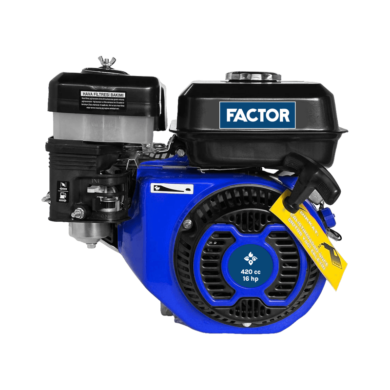 Factor 16 HP BENZİNLİ MOTOR İPLİ &amp; MARŞLI KAMALI FCMG420E