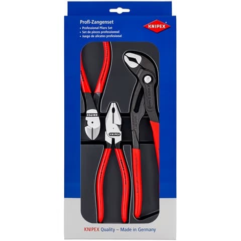 KNIPEX AĞIR TİP PAKETİ (1x 0201180, 1x 8701250, 1x 7401160) KNI002010