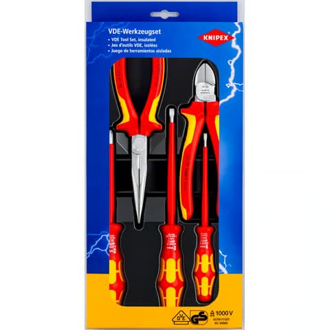 KNIPEX 5 PARÇALI VDE PAKETİ KNI002013