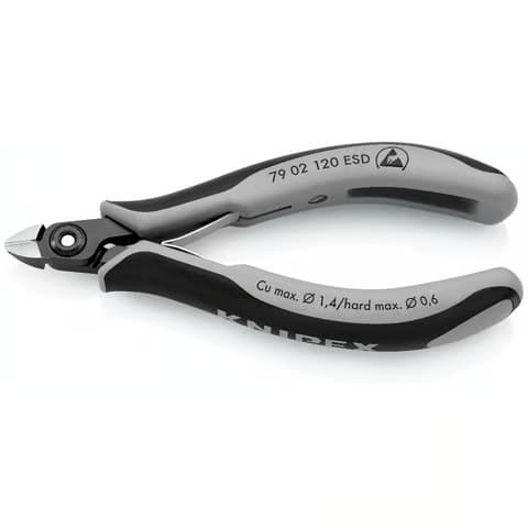 KNIPEX HASSAS ELEKTRONİKÇİ YAN KESKİ ESD KNI7902120ESD