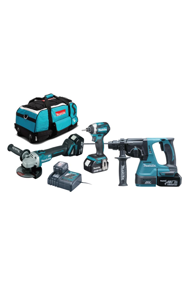 Makita MAKİTA DLX3070XT ( DGA504Z + DHR242Z + DTD154Z) SET DLX3070TX