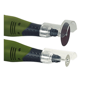 Proxxon 20 mm boyunlu MICROMOT cihazlar için testere koruyucu kapak seti 28946