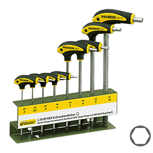 Proxxon Endüstriyel 22 650 PROXXON T SAPLI ALLEN ANAHTAR SETI 22650