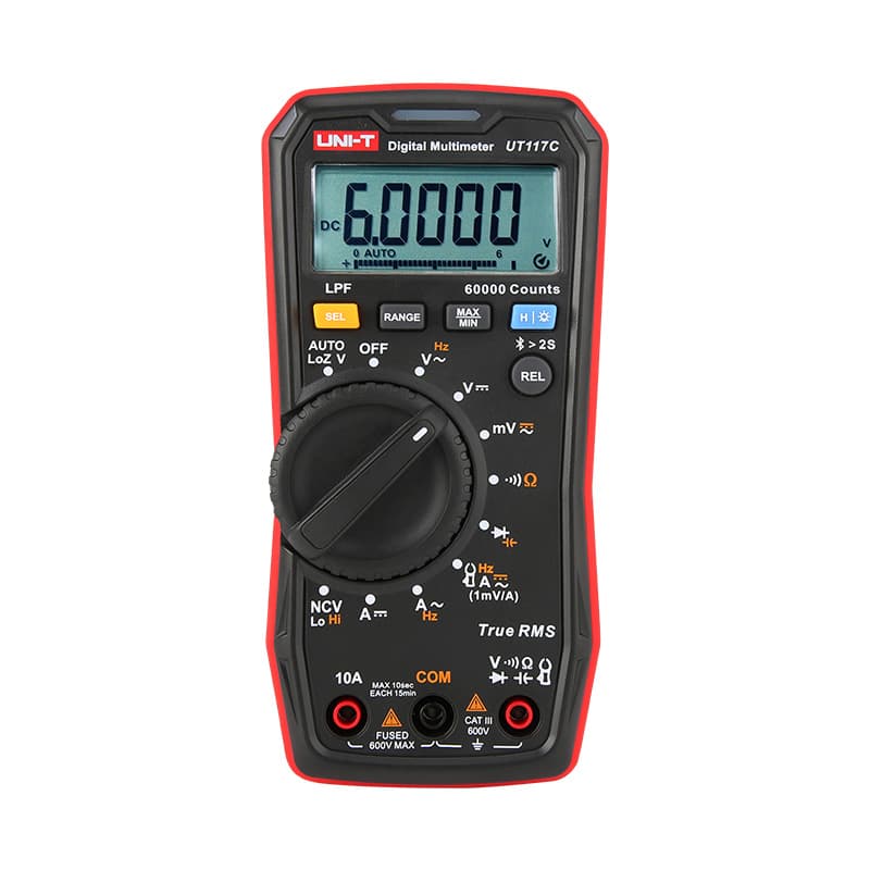 UNI-T UT117C Yüksek Hassasiyetli True RMS Dijital Multimetre SHEUT117C