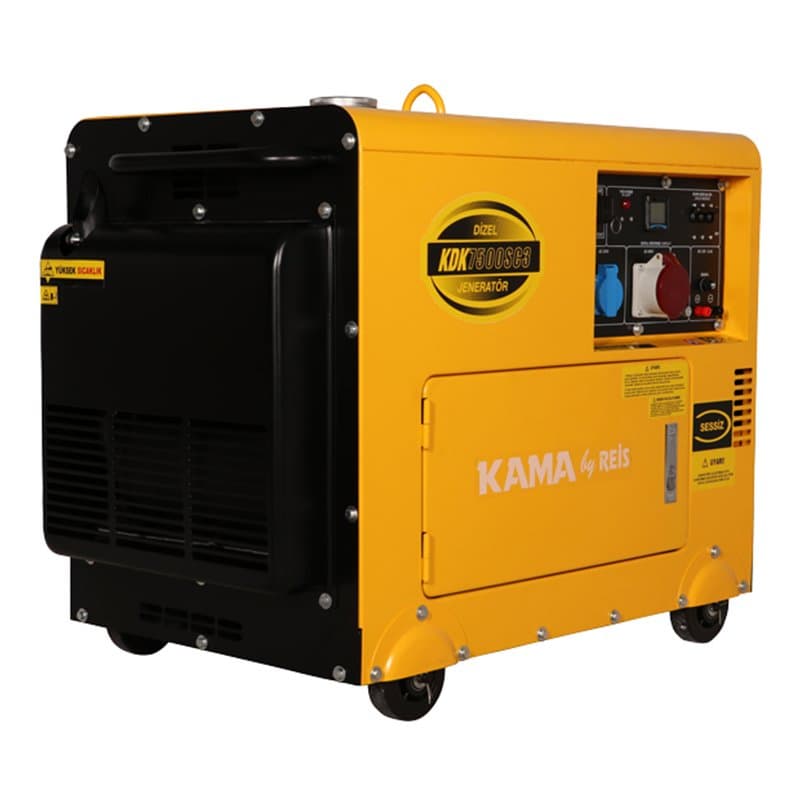 Kama By Reis DİZEL JENERATÖR 5.5 kW/6.9 kVA KBRKDK7500SC3