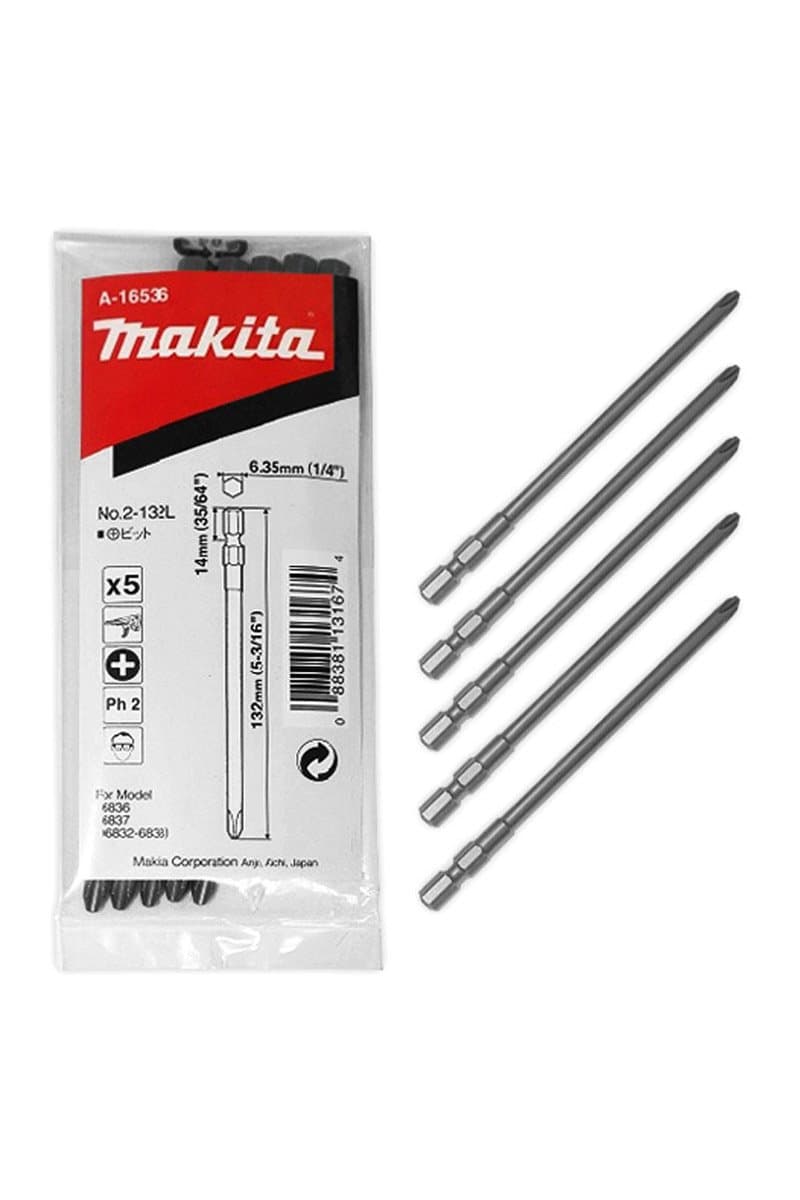 Makita ŞERİT VİDALAMA UCU PH2 132 mm MAAA16536