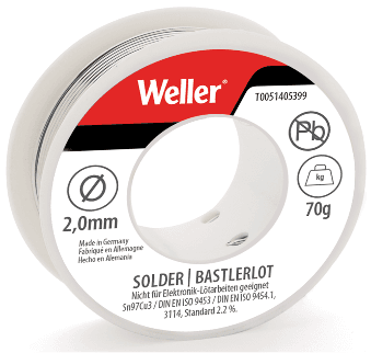 Weller EL99/2 KURŞUNSUZ LEHİM TELİ 70GR COOT0051405399