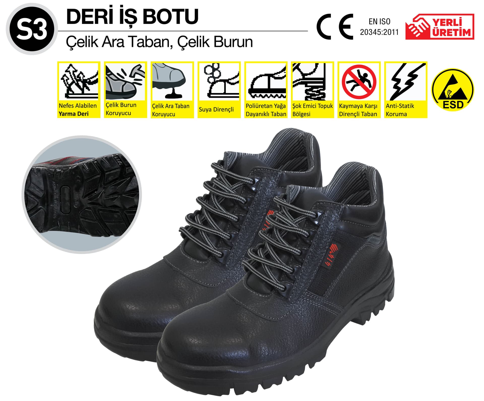 S3 DERİ İŞ BOTU NO:43