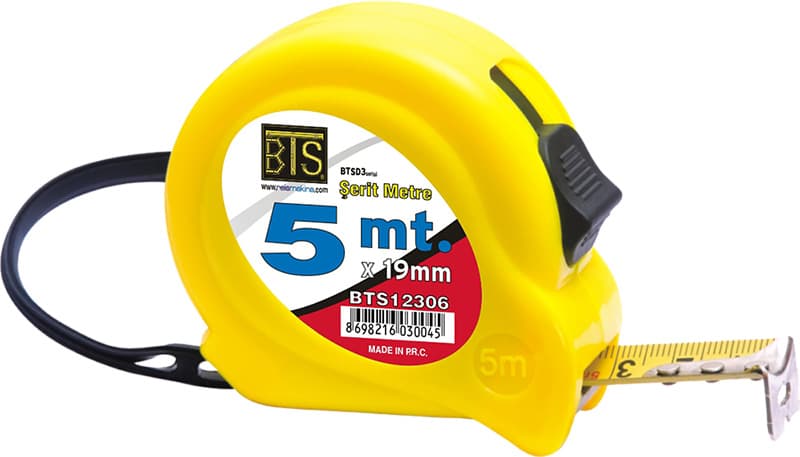 Bts BTSD3 SERİSİ ŞERİT METRE 5mt x 19mm BTS12306