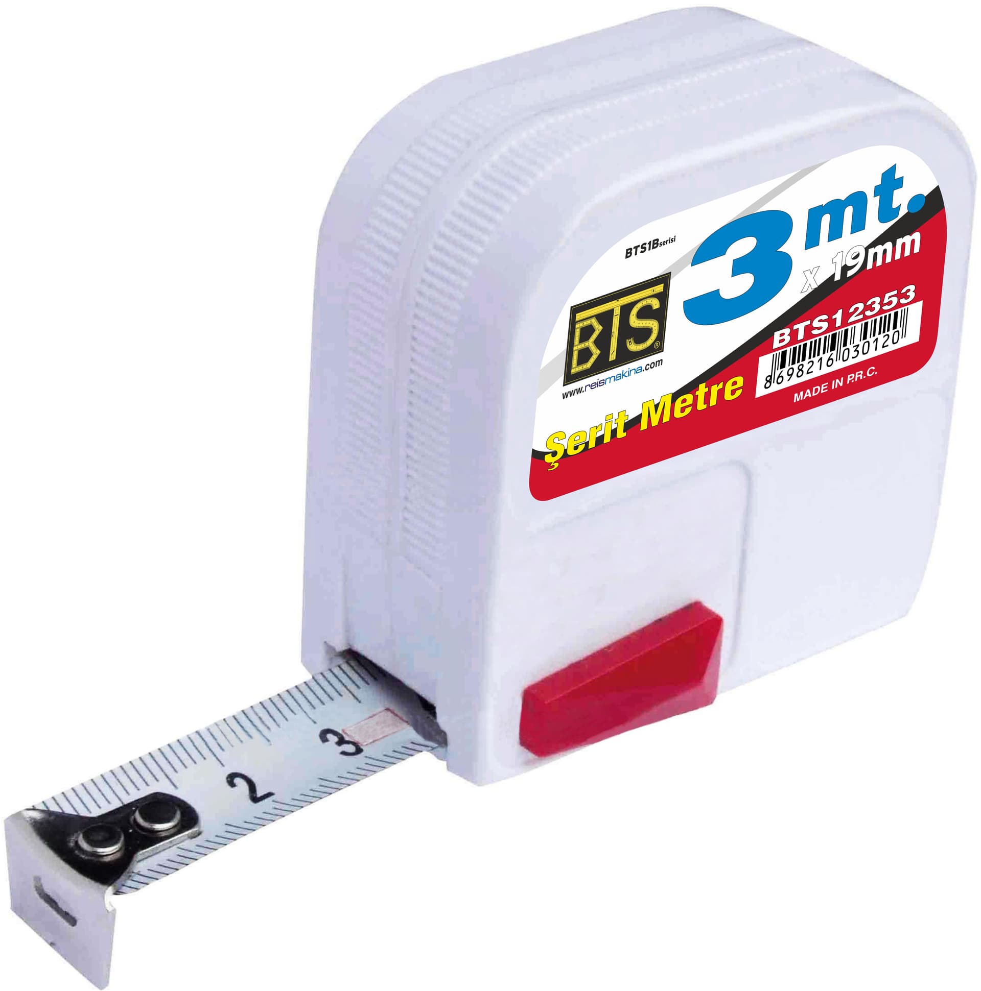 Bts BTS1B SERİSİ ŞERİT METRE 5mt x 19mm BTS12355