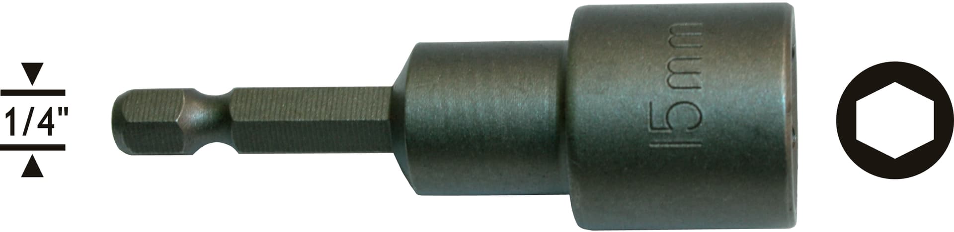 SOMUN ADAPTÖRÜ 1/4"x65x13 mm
