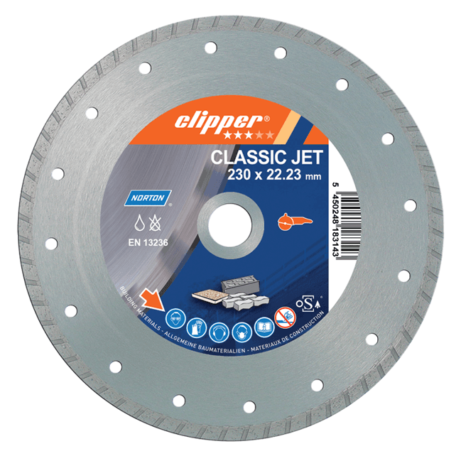 Clipper CLASSIC UNIVERSAL TURBO TESTERE 180 mm CLIC.JET180