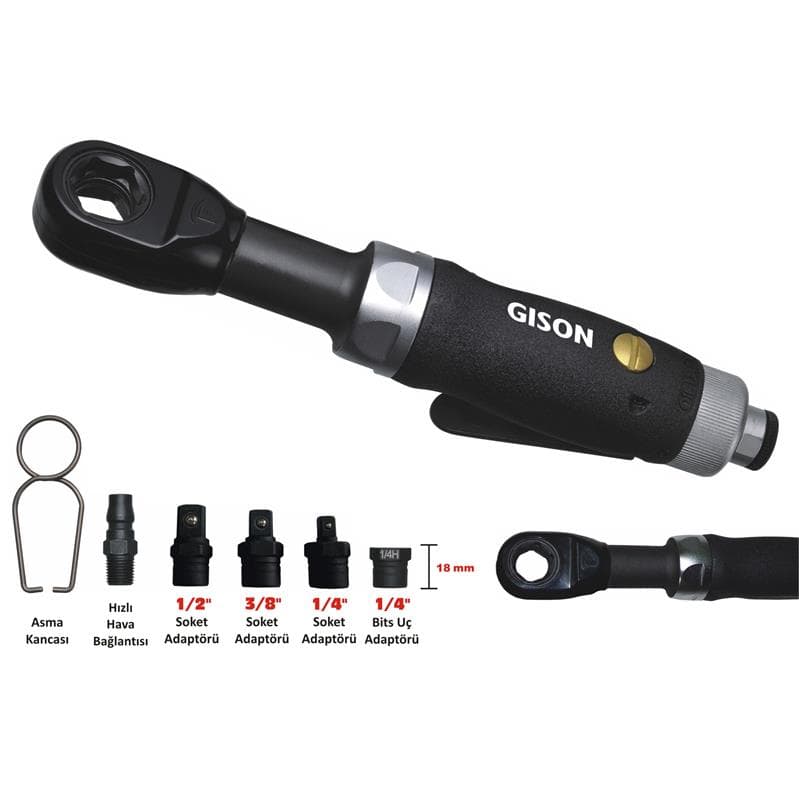 Gison ADAPTÖRLÜ HAVALI CIRCIR KOLU GP854J