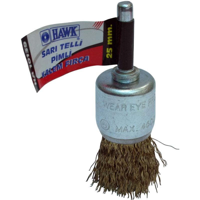 Hawk SARI TELLİ PİMLİ KALEM FIRÇA 25 mm HAWK10139