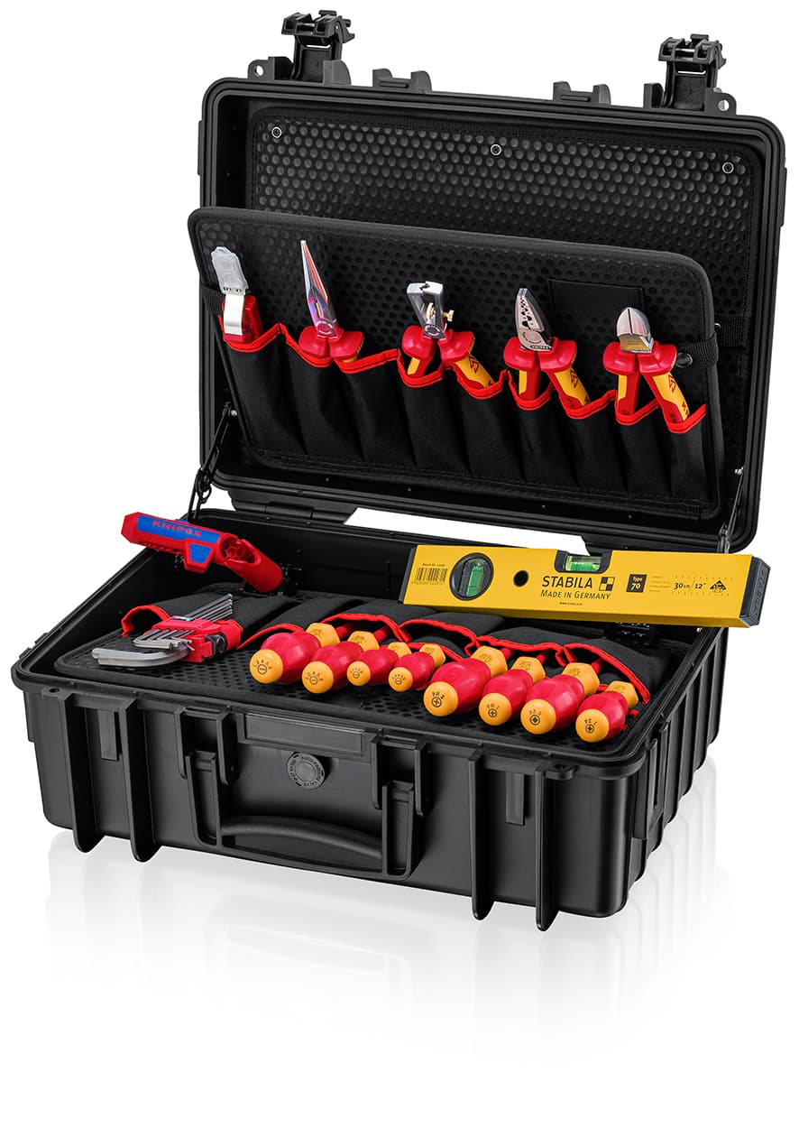 KNIPEX 00 21 34 HL S2 ELEKTRİKÇİ TAKIM ÇANTASI (DOLU) KNI002134HLS2