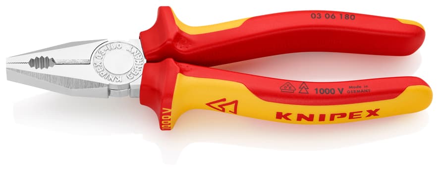 Knipex VDE KOMBİNE PENSE 180 mm KNI0306180