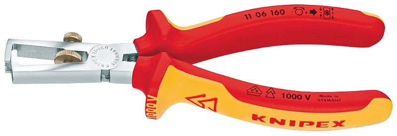 Knipex VDE KABLO SIYIRMA PENSESİ 160 mm KNI1106160