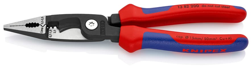 Knipex ÇOK FONKSİYONLU ELEKTRİKÇİ PENSESİ 200 mm KNI1382200