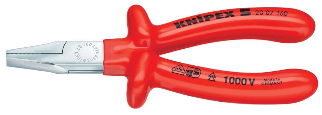Knipex YASSI AĞZI KARGABURUN 160 mm KNI2007160