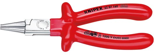 Knipex YUVARLAK UÇLU KARGABURUN 160 mm KNI2207160