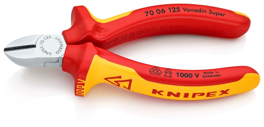 Knipex VDE YAN KESKİ 125 mm KNI7006125