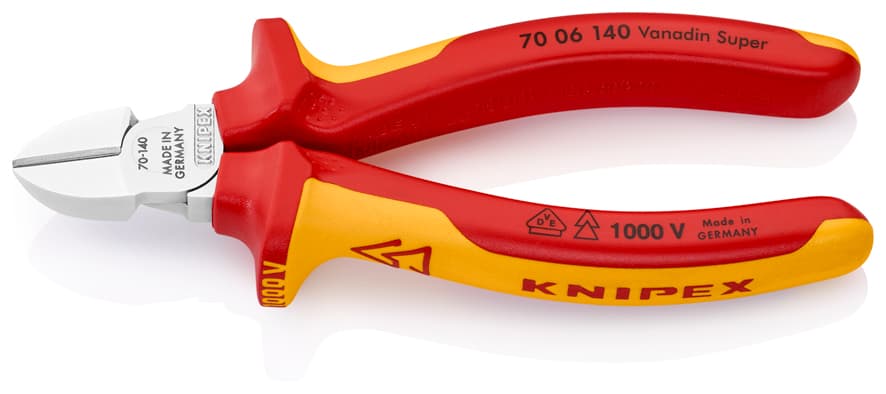 Knipex VDE YAN KESKİ 140 mm KNI7006140