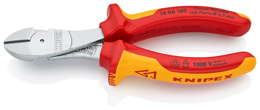 KNIPEX 74 06 160 AĞIR TİP VDE YAN KESKİ KNI7406160