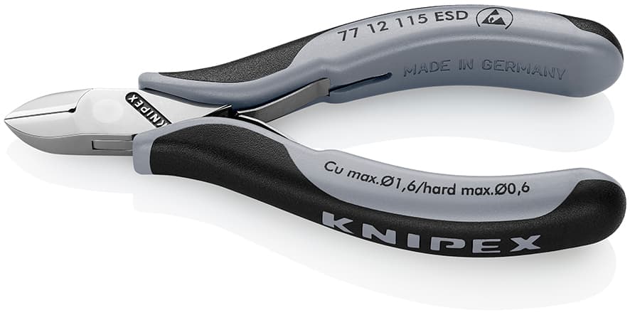 KNIPEX 77 12 115 ESD ELEKTRONİKÇİ YAN KESKİ KNI7712115ESD