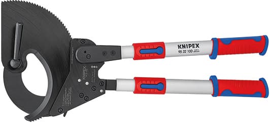 Knipex TELESKOPİK KOLLU CIRCIRLI KABLO MAKASI 650 - 860 mm KNI9532100