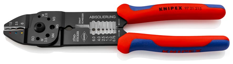 Knipex PAPUÇ SIKMA VE KABLO SIYIRMA PENSİ 215 mm KNI9721215