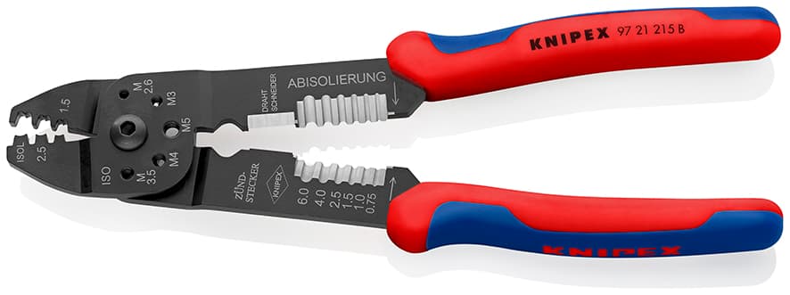Knipex PAPUÇ SIKMA VE KABLO SIYIRMA PENSİ 215 mm KNI9721215B