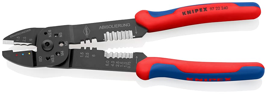 Knipex PAPUÇ SIKMA VE KABLO SIYIRMA PENSİ 240 mm KNI9722240