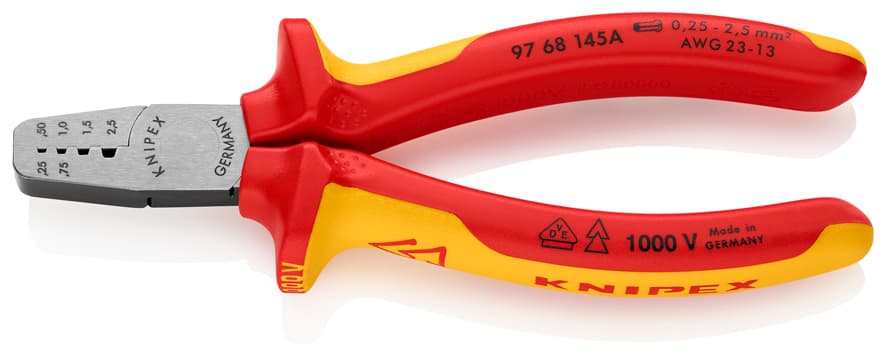 KNIPEX 97 68 145A VDE YÜKSÜK SIKMA PENSİ KNI9768145A