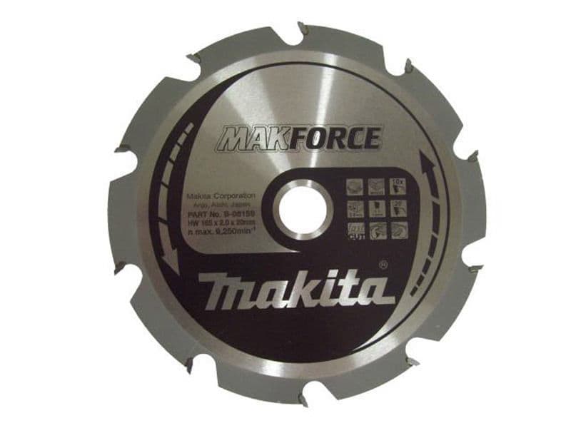 Makita AHŞAP DAİRE TESTERE 165x10 DİŞ MAAB-08159