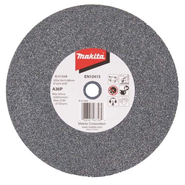Makita ZIMPARA MOTORU TAŞI 205x19x15.88 mm MAAB-51948