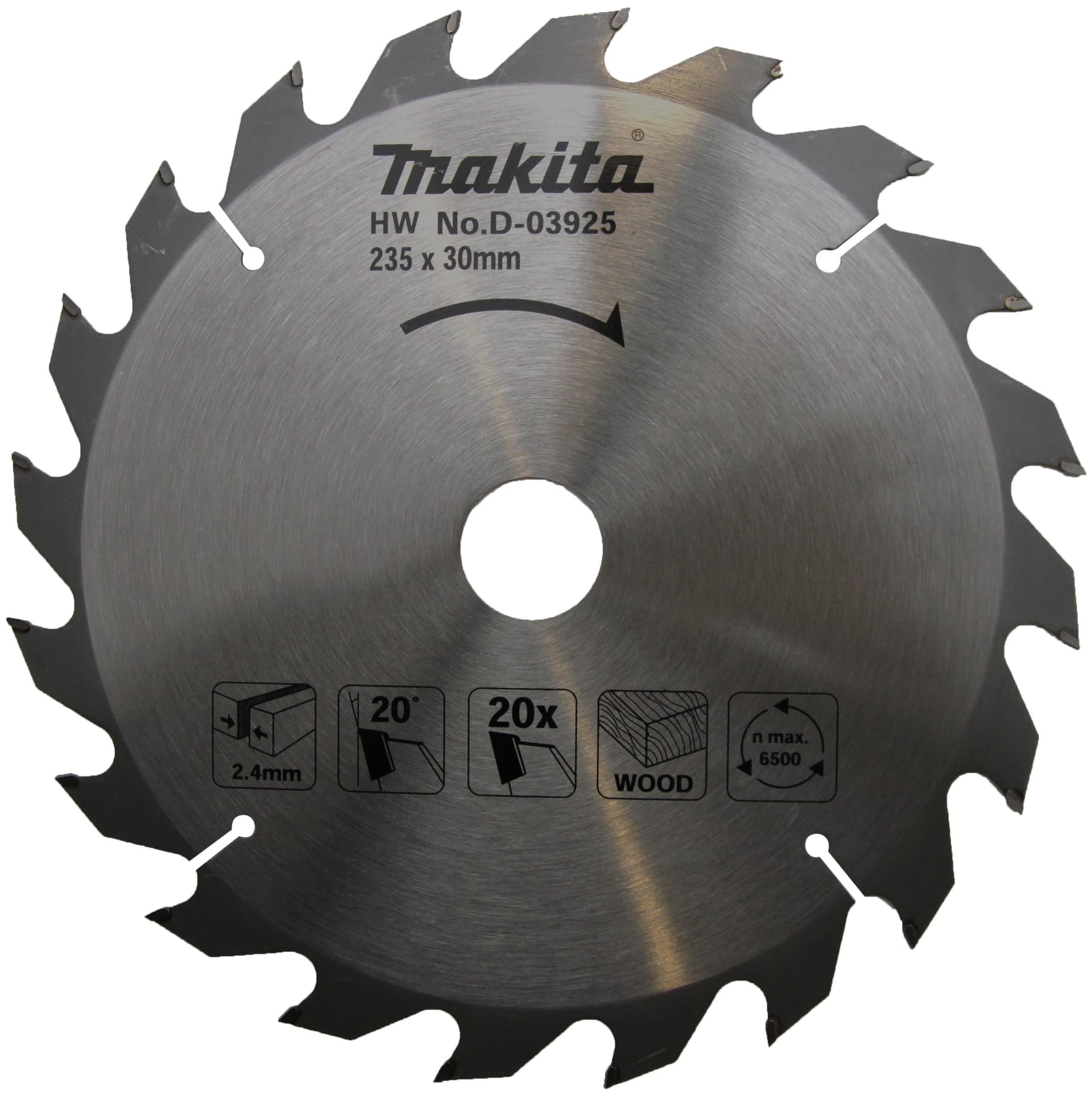 Makita AHŞAP DAİRE TESTERE 235x20 DİŞ MAAD-03925
