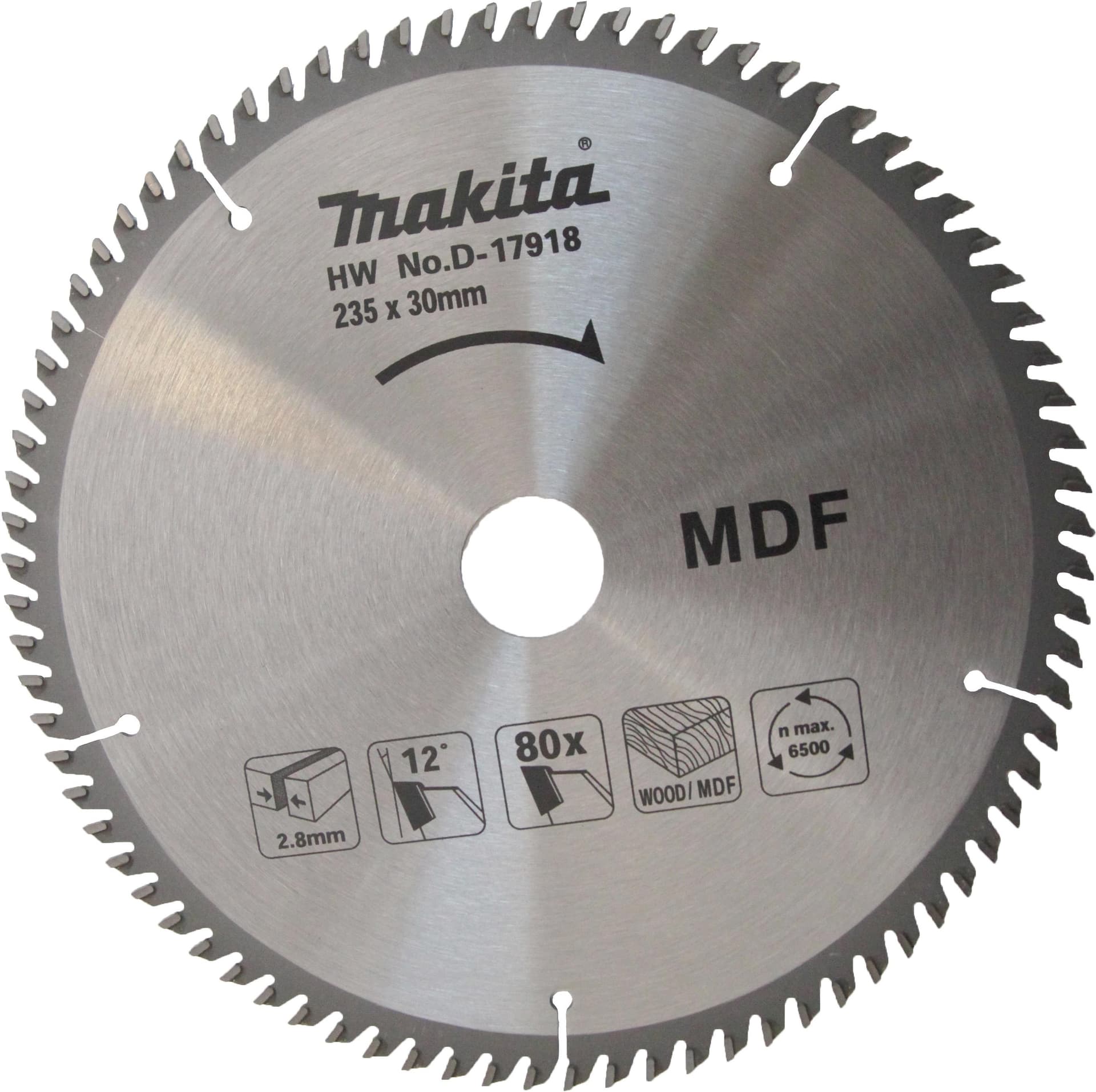 Makita AHŞAP DAİRE TESTERE 235x80 DİŞ MAAD-17918