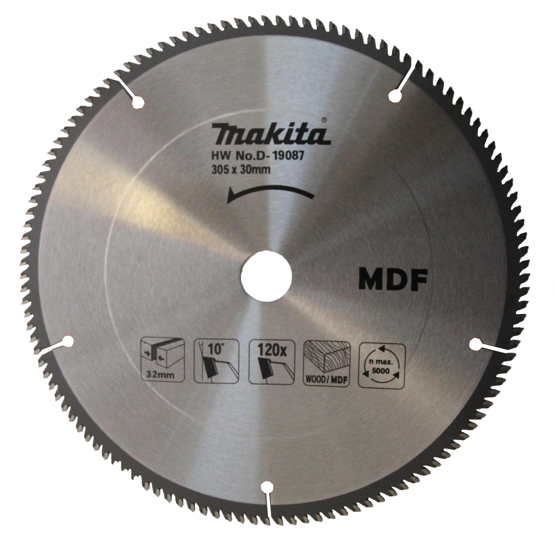 Makita AHŞAP KESİM DAİRE TESTERE 305x120 DİŞ MAAD-19087