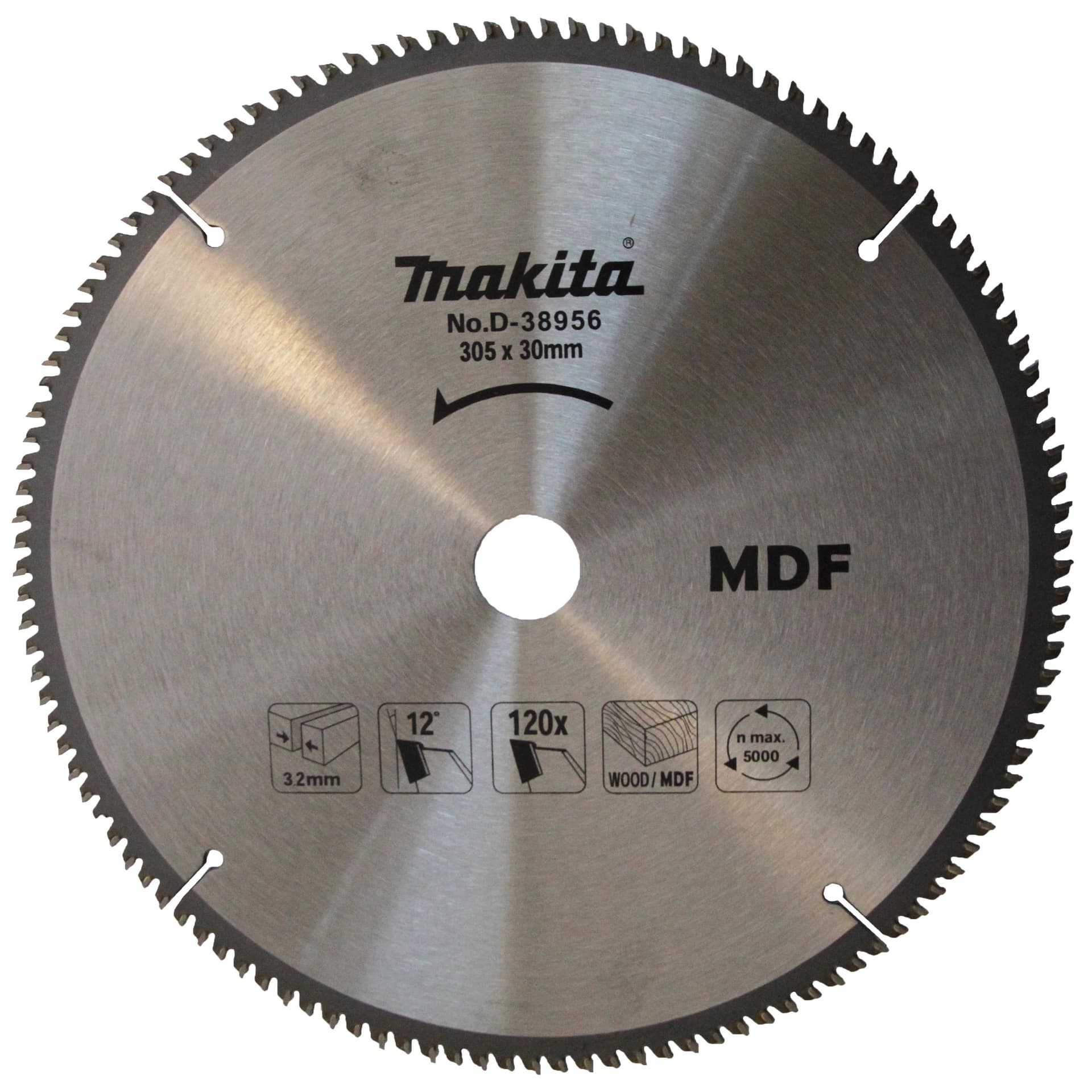 Makita AHŞAP KESİM DAİRE TESTERE 305x120 DİŞ MAAD-38956